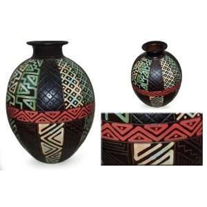  Metropolitan vase, Polychrome Rhombus
