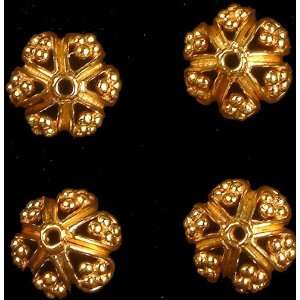   Lattice Caps (Price Per Piece)   18 K Gold 