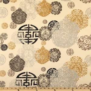  44 Wide Asian Collection Dynasty Ivory Fabric By The 
