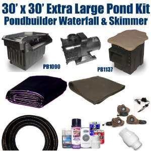   Elite Skimmer & 30 Elite Pondbuilder Waterfall XLP0 Patio, Lawn
