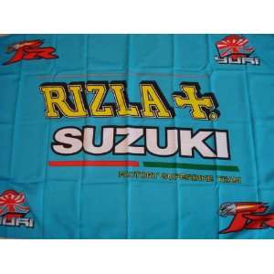  Flag Rizla Sponsor Suzuki Bike Team NEW BSB Moto GP 