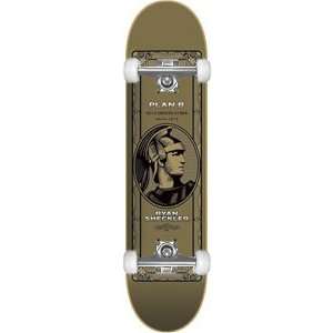  Plan B Sheckler Centurion Gold Complete Skateboard   7.5 w 