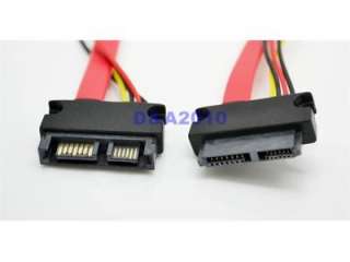 Slimline SATA Cable 13pin (7+6pin) male to Female extension Power 
