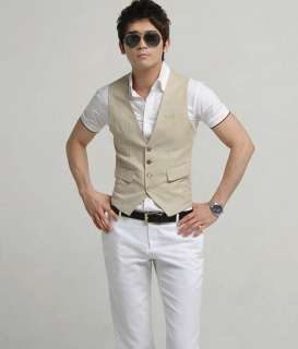 Mens Premium Slim Vest Waist Coat 2 color 3 size  