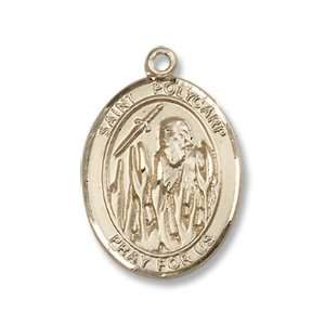  14K Gold St. Polycarp of Smyrna Medal Jewelry