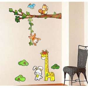  Giraffe Friends   Large Wall Decals Stickers Appliques 