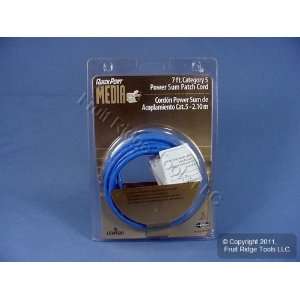  Leviton Blue Cat 5 7 Ft Patch Cord Network Cable Cat5 