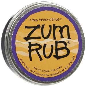  Zum Zum Rub Tea Tree Citrus 2.5 oz (Quantity of 4) Health 