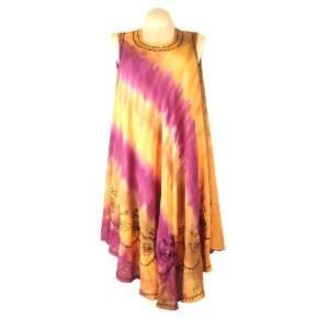  Tie Dye Sundress / Swimsuit cover up Hand Made In India 