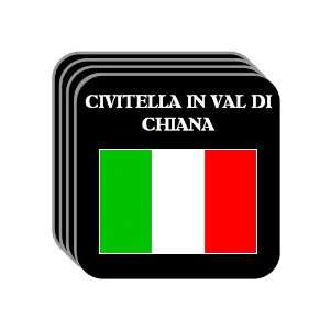 Italy   CIVITELLA IN VAL DI CHIANA Set of 4 Mini Mousepad Coasters