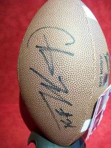 CHRIS JOHNSON Signed NFL Willson Football Autograph COA NCAA College 