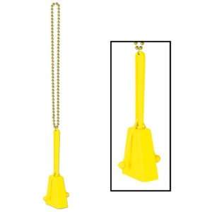  Beads w/Clacker   Yellow Case Pack 144