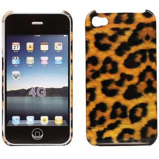 Cheetah Skinned Hard Cover Phone Case for iPhone 4 4G  