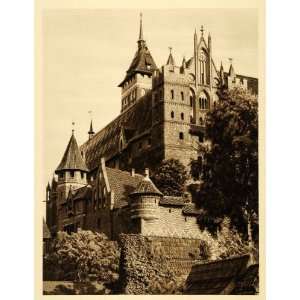  1924 Germany Marienburg Castle Hochschloss Gothic Pahl 