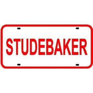  STUDEBAKER LICENSE PLATE sign classic car