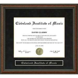 Cleveland Institute of Music (CIM) Diploma Frame  Sports 