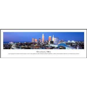  Cleveland, Ohio Panoramic View Framed Print