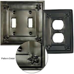   Star Pattern Beveled Switch Plate, 20 Configurations