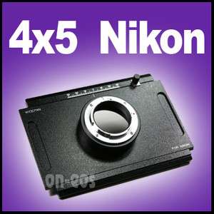Moveable Large Format back 4x5 camera  Nikon Sinar  