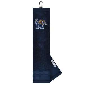  Memphis Tigers NCAA Embroidered Tri Fold Towel Sports 