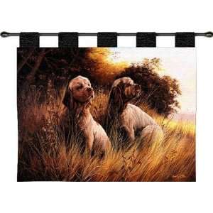 Clumber Spaniel by Robert May. Size 34 inches width by 26 inches 