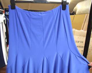 Joseph Ribkoff 12 BNWT Gorgeous Royal Blue Stretch Jersey Knee Length 