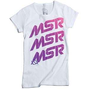  MSR Racing Womens Tres T Shirt   X Large/White 