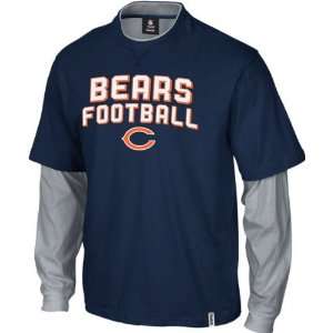 Chicago Bears Youth Long Sleeve Splitter Layered T Shirt  