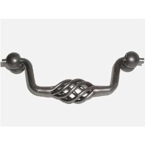 Twisted Wire Drop Handle in Pewter