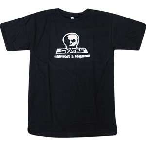 Almost T Shirt Skull Colab [Small] Black  Sports 