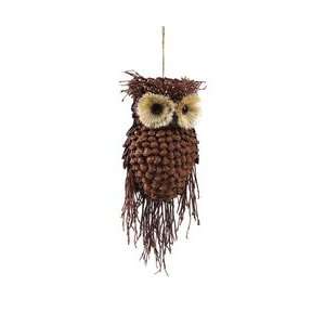  Rustic Owl LARGE Pine Cone Christmas Ornament