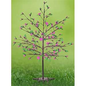  Pink LED Cherry Blossom Tree 90 Flowers with Foliage 