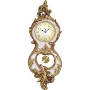  Gold Leaf Finished Musical Pendulum Clock 