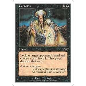  Coercion Playset of 4 (Magic the Gathering  6th Edition 