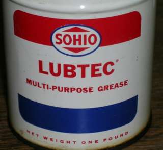 Up for grabs Proud to sell  SOHIO LUBTEC Multi   Purpose Grease Can 