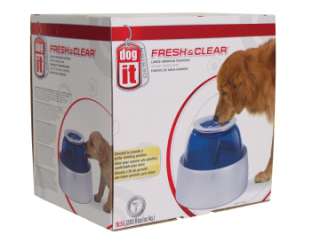 FRESH&CLEAR LARGE DRINKING FOUNTAIN DOG DISH WATER BOWL  