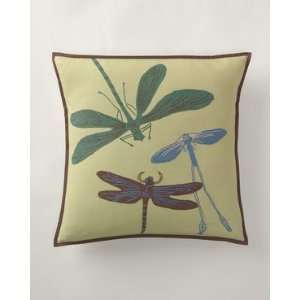 Coldwater Creek Dragonfly Green pillow