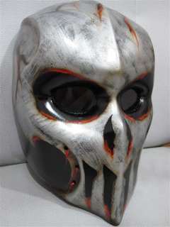 The Metal Skull, Clear Lens, Paintball Mask, Handmade  