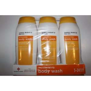 Simply Right (Members Mark) Moisturizing Body Wash 24 oz.(Pack of 3)