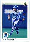 1990 Upper Deck #733 Terry Shumpert Autographed/Si​gned Card Royals 