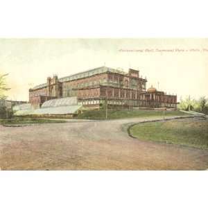   Postcard Horticultural Hall, Fairmount Park, Philadelphia Pennsylvania