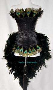 Moulin Rouge/Showgirl/Peacock Burlesque Costume  