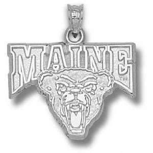  Maine Black Bears Solid Sterling Silver Classic MAINE Bear 