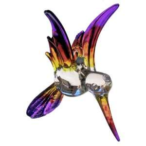  Hummingbird Blown Glass Collectible Art Figurine 