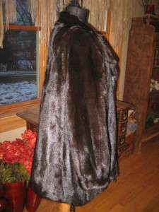 Excellent XL Plus 1x Mink Fur Stroller Coat Jacket #447s  
