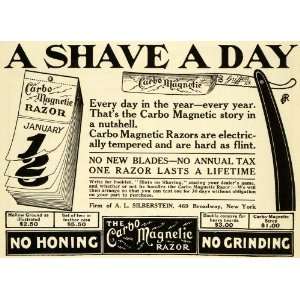   Clean Shave A. L. Silberstein NY   Original Print Ad