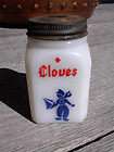 enlarge dove spice jar cloves opaque glass white 1950 s dutch $ 7 99 