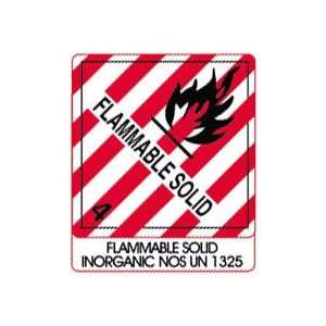  Warning Flammable Solid D41  Players & Accessories