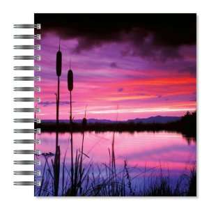  Cattail Sunset Picture Photo Album, 18 Pages, Holds 72 Photos 