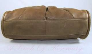Makowsky Kiev Leather Satchel Bag Purse Shiitake  